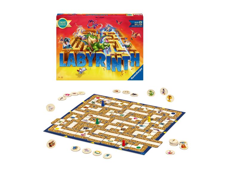 Ravensburger Labyrinth bordspel met doos en speelbord met fiches