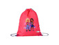 Een roze LEGO Friends trektouw met twee meisjes erop.