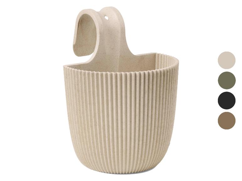 Beige hangmand met geribbelde textuur en kleuropties.