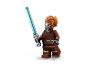 LEGO Star Wars Plo Koon minifiguur met een blauw lichtzwaard.