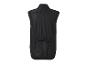 Zwart fietsvest voor heren, achterkant