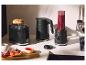 Zwarte SILVERCREST® broodrooster met waterkoker en blender op het aanrecht.