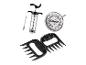 BBQ-set met vleesinjector, thermometer en vleesklauwen