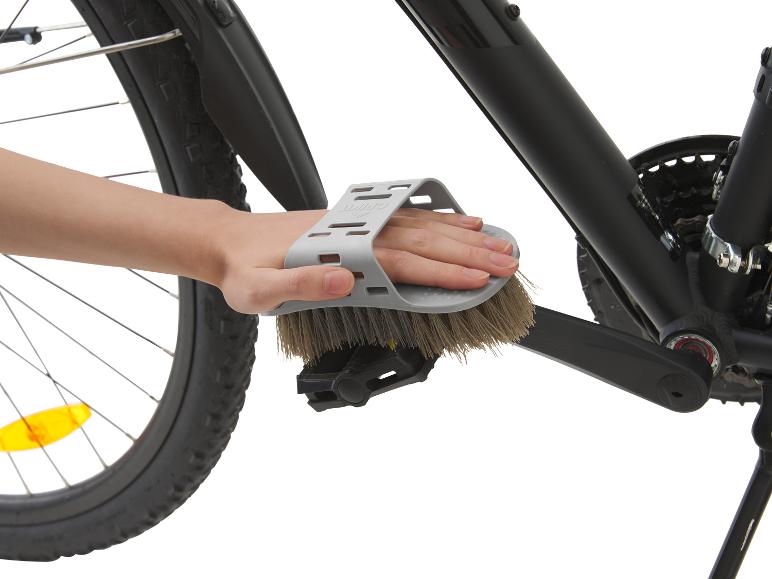 Fiets reinigen met Grit borstel