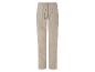 Beige broek met elastiek in de taille