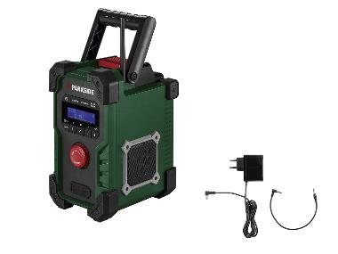 PARKSIDE® Accu-bouwradio 12 V, 20 V of netstroom, zonder accu en lader