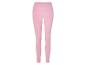 Een roze legging voor dames.