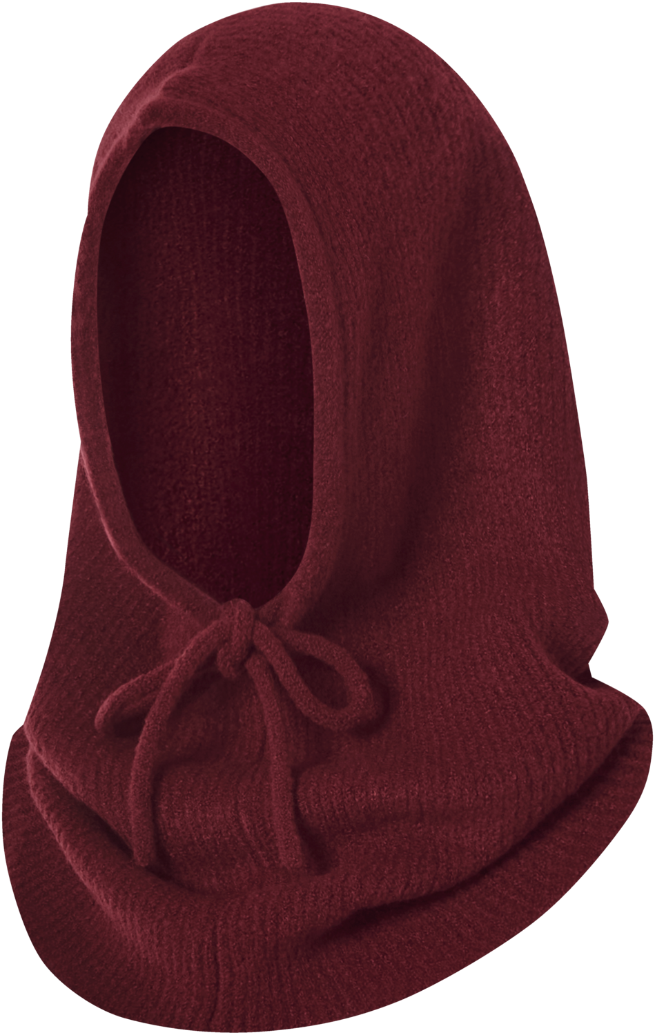 ESMARA Dames gebreide balaclava (Rood)