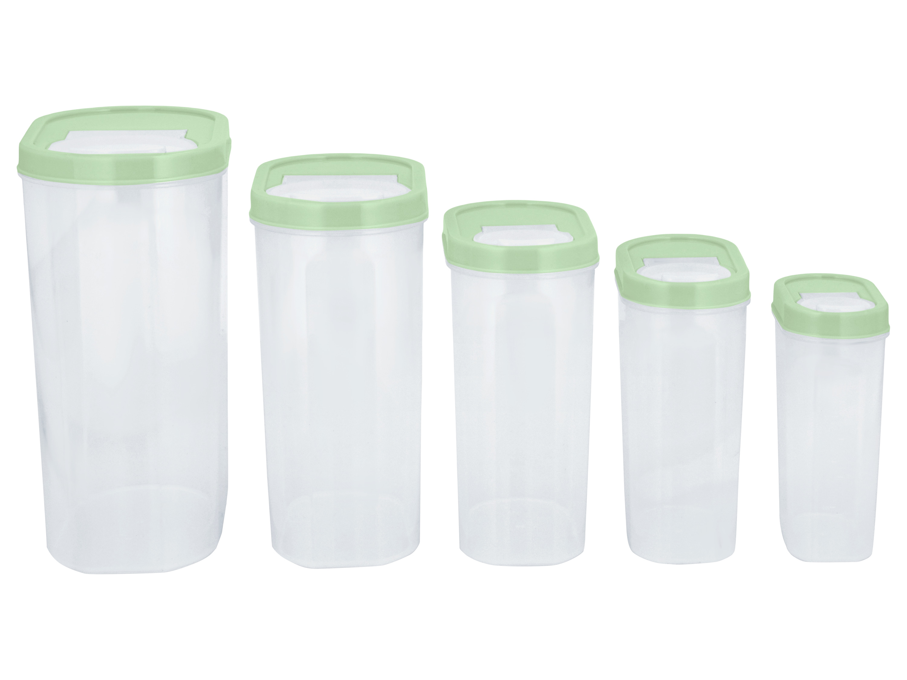 SILVERCREST Voorraadpotten, 5-delig (Mint)