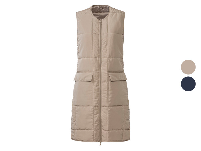 Ga naar volledige schermweergave: esmara® Dames lang vest, casual model - afbeelding 1