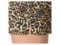 Dames shorts met luipaardprint