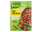 Verpakking chilipoeder voor chili con carne met afbeelding van gerecht en ingrediënten.