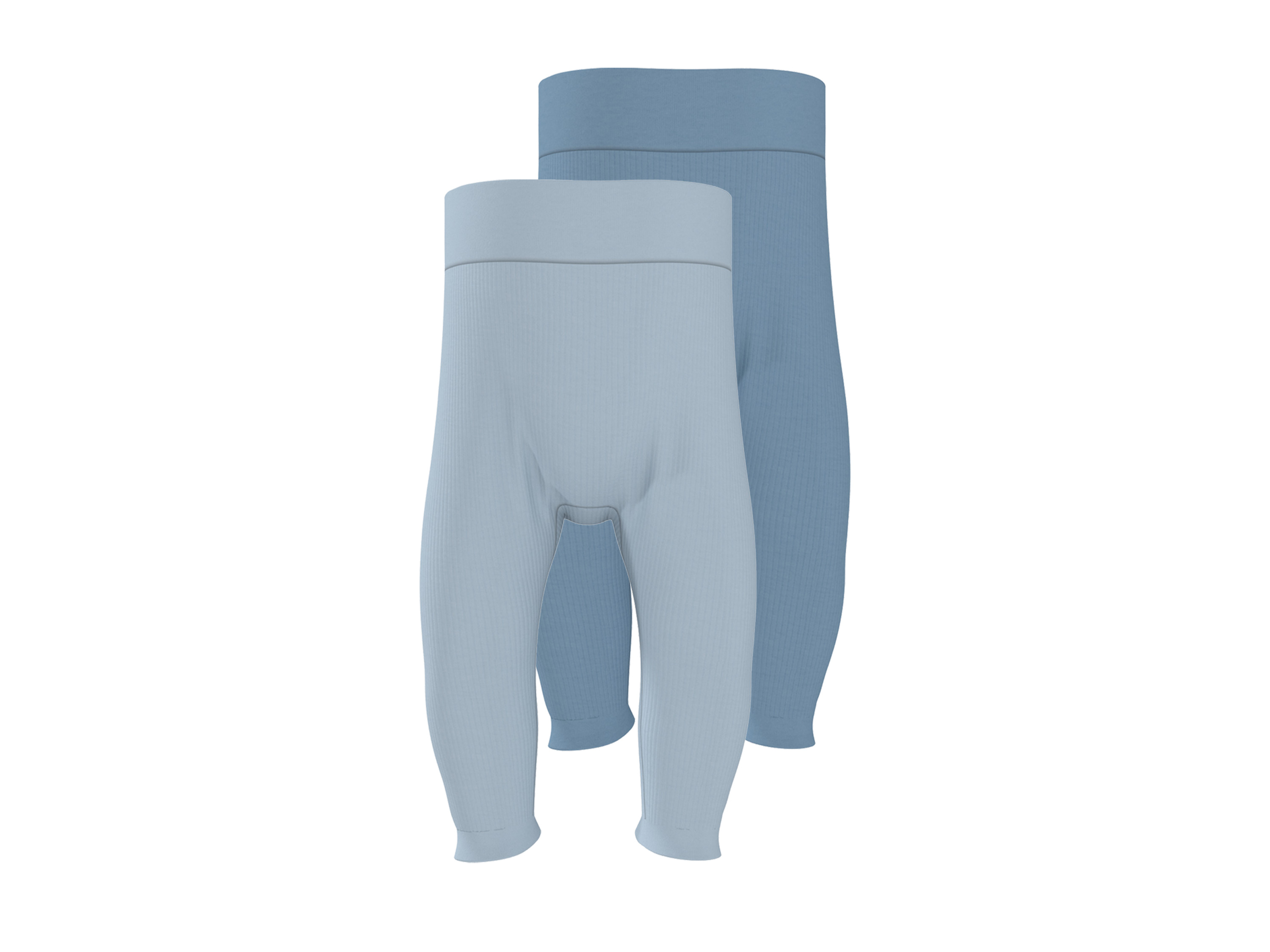 LUPILU Set van 2 baby joggingbroeken (Blauw, 50/56)