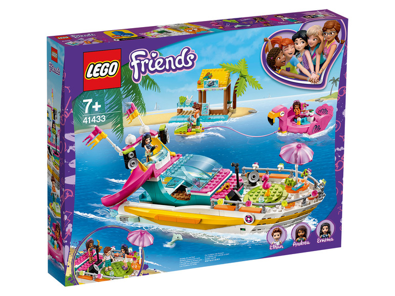 Ga naar volledige schermweergave: LEGO® Friends 41433 »Partyboot van Heartlake City« - afbeelding 1