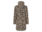 Leoprint jas met capuchon.