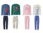 Kinderpyjama's met lange mouwen: twee met Spider-Man, één met Stitch en Angel, één met Elsa.