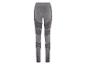 Grijze sportlegging met geometrisch patroon