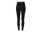 Zwarte sportlegging met hoge taille en naden