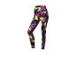 Sportieve leggings met marmeren print in felle kleuren.