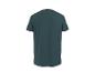 Donkergroen T-shirt met korte mouwen, achterkant.