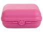 Roze lunchbox, perfect voor kinderen.