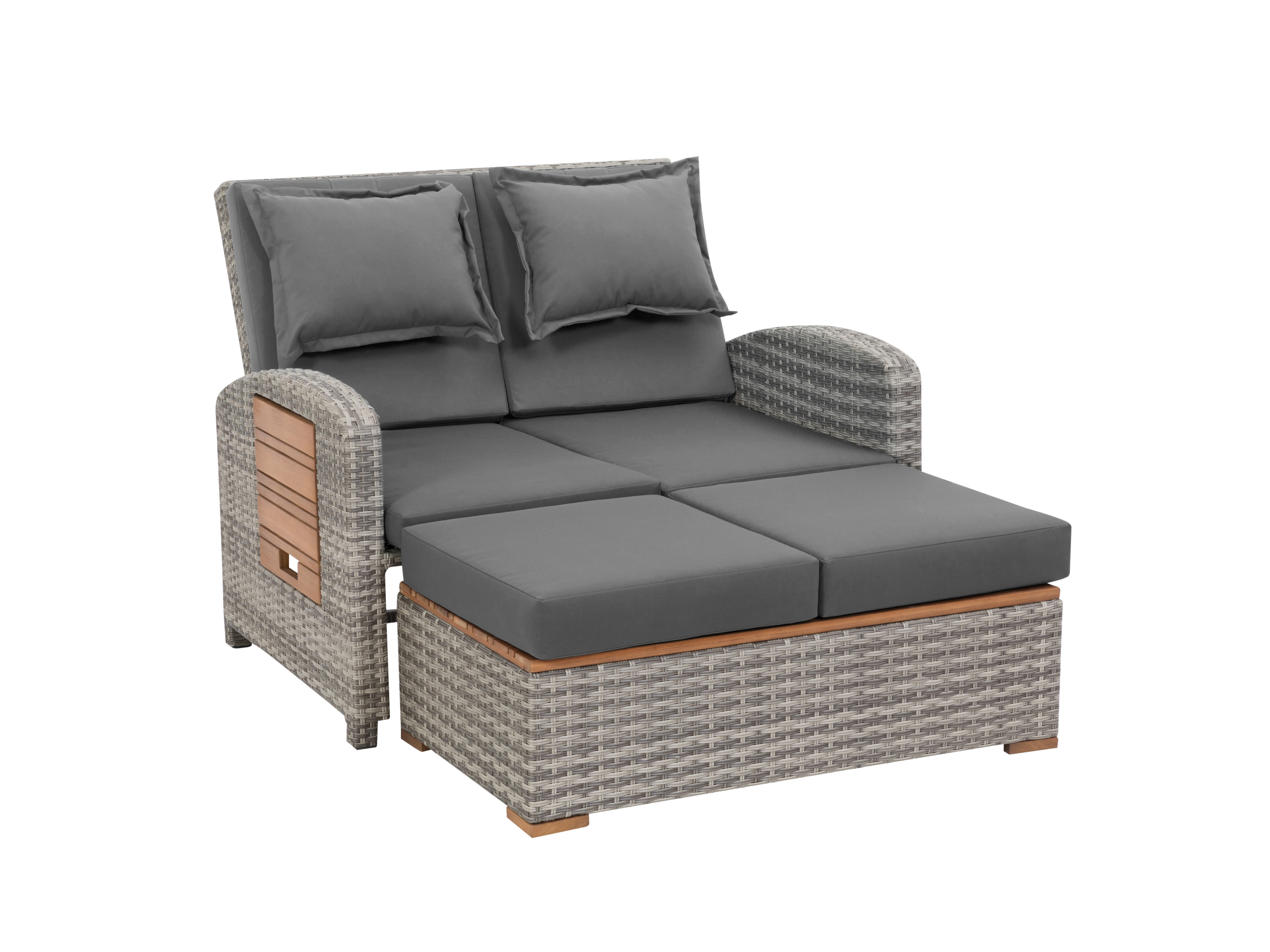 GREEMOTION Loungeset Bahia (Grijs)