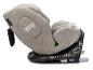 Beige kinderautostoel met SIPS zijbescherming en Isofix-basis.