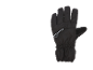 Zwarte winterhandschoen met reflecterende streep en logo