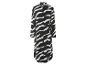 Lange zebraprint overhemdjurk in zwart-wit.