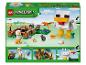 Minecraft-thema bouwstenenset met kippenhok, personages en dieren.