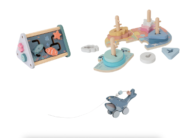 lupilu® Houten motoriek speelgoed