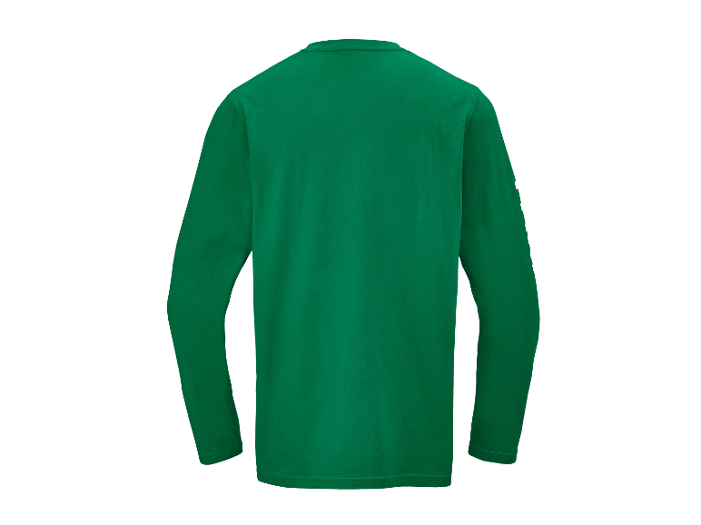 Donkergroene longsleeve.