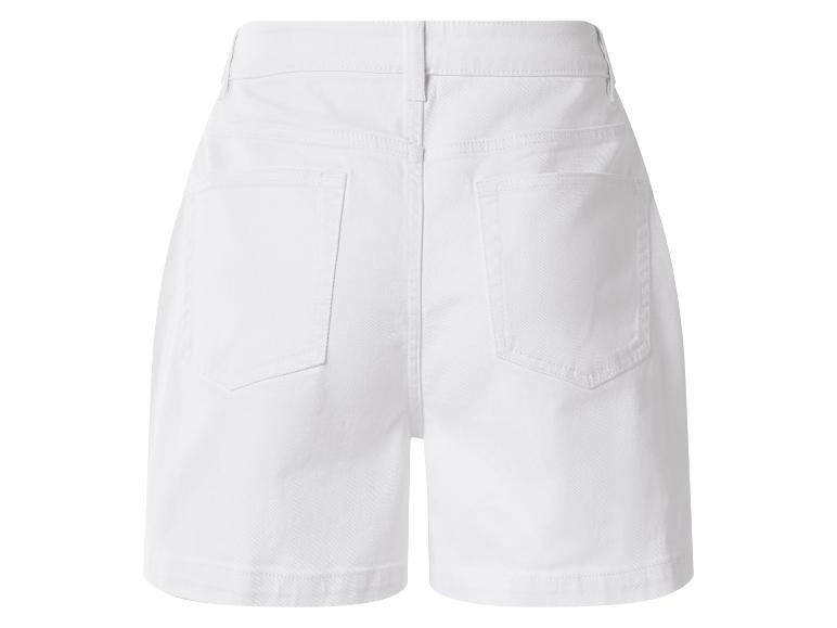 Witte damesshort, achteraanzicht