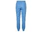Blauwe joggingbroek met elastische tailleband.