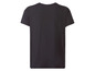Een zwarte T-shirt met korte mouwen.