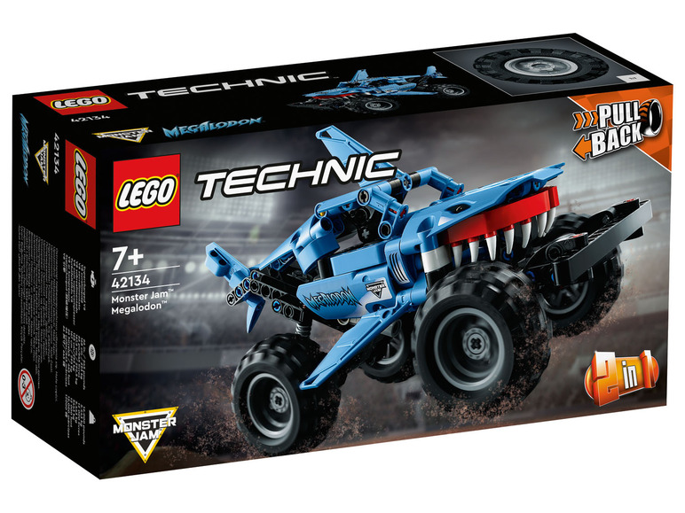 Ga naar volledige schermweergave: LEGO® Technic Monster Jam™ Megalodon™ - 42134 - afbeelding 3