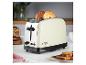 Een crèmekleurige Russell Hobbs broodrooster met twee toasten erin.
