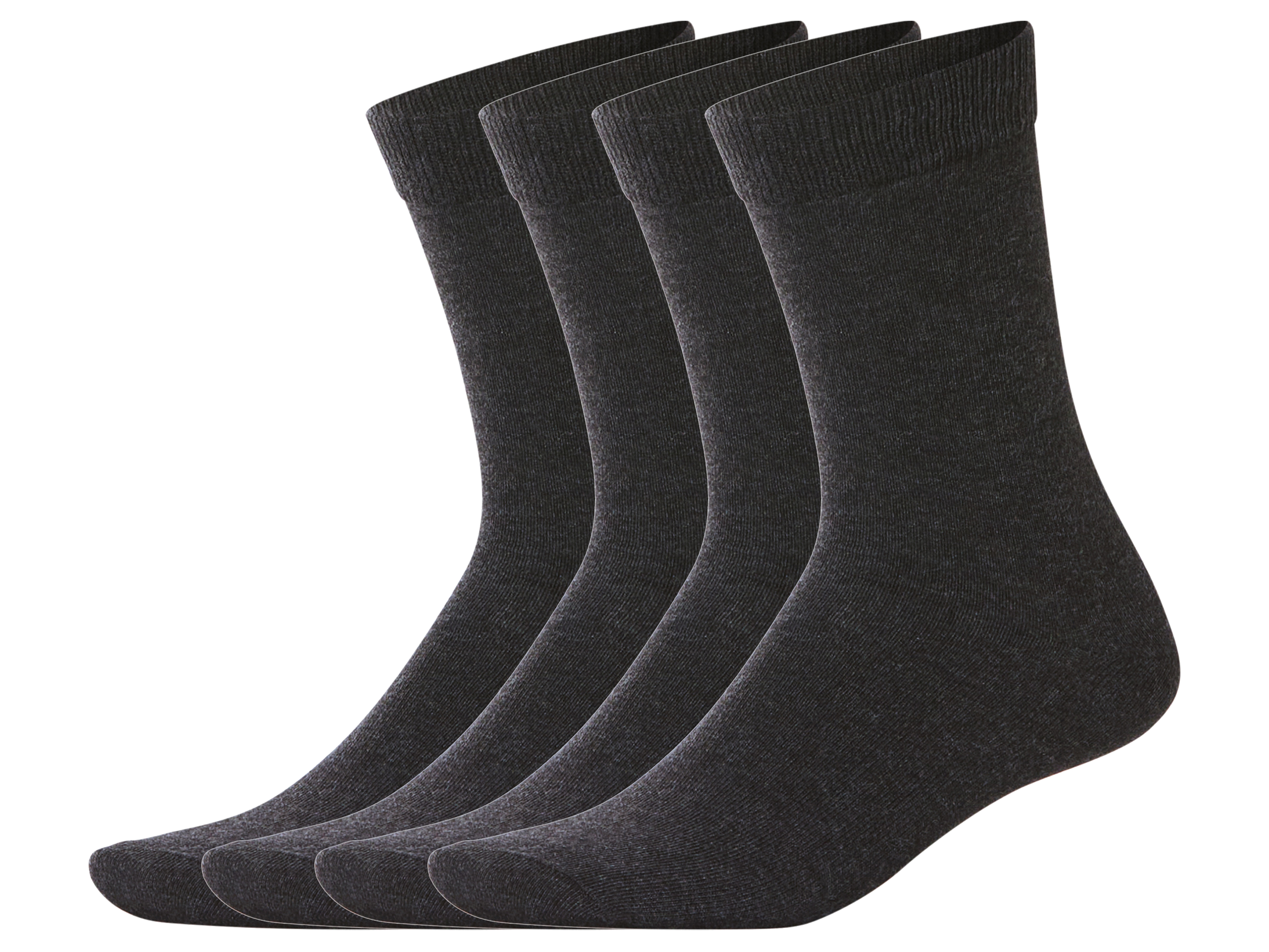 esmara Men 4 Paar sokken (Antraciet, 43-46)