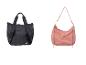 Crivit sporttassen: een zwarte tote bag en een roze schoudertas.