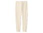 Lichtbeige joggingbroek met elastische tailleband en enkelboorden.