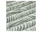 Close-up van een grijs en wit zebraprint stof met zachte plooien.