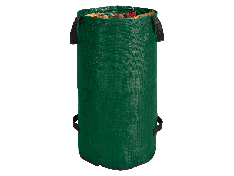 Groene tuinzack voor bladeren en afval.