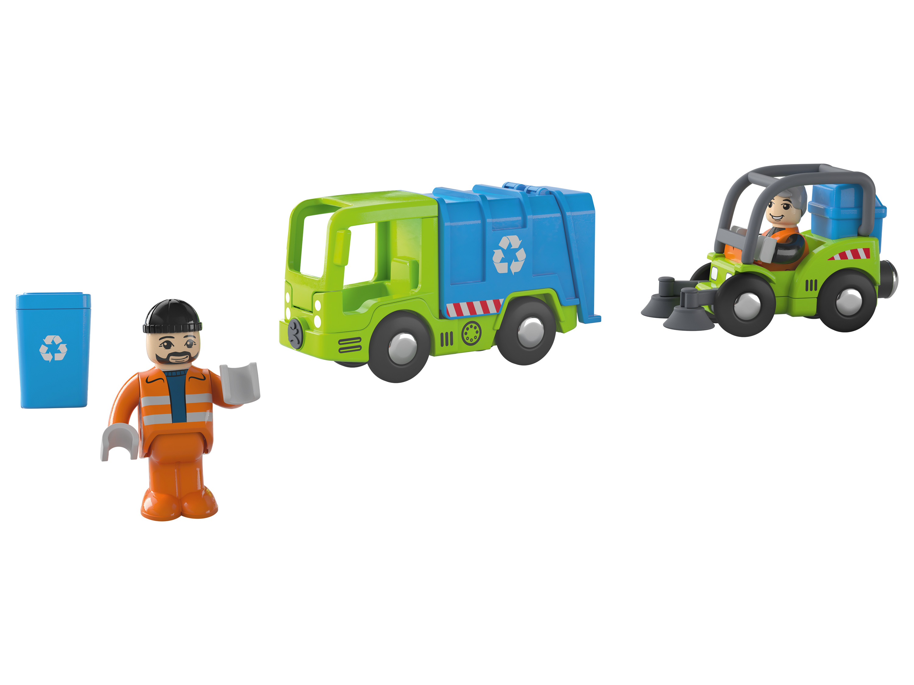 Playtive Voertuigenset (Vuilniswagenset)