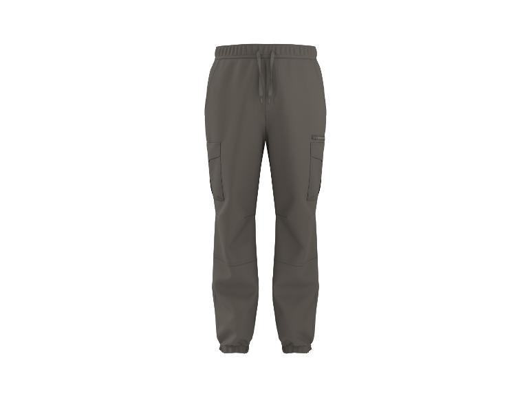 Donkergrijze heren joggingbroek met trekkoord en zakken
