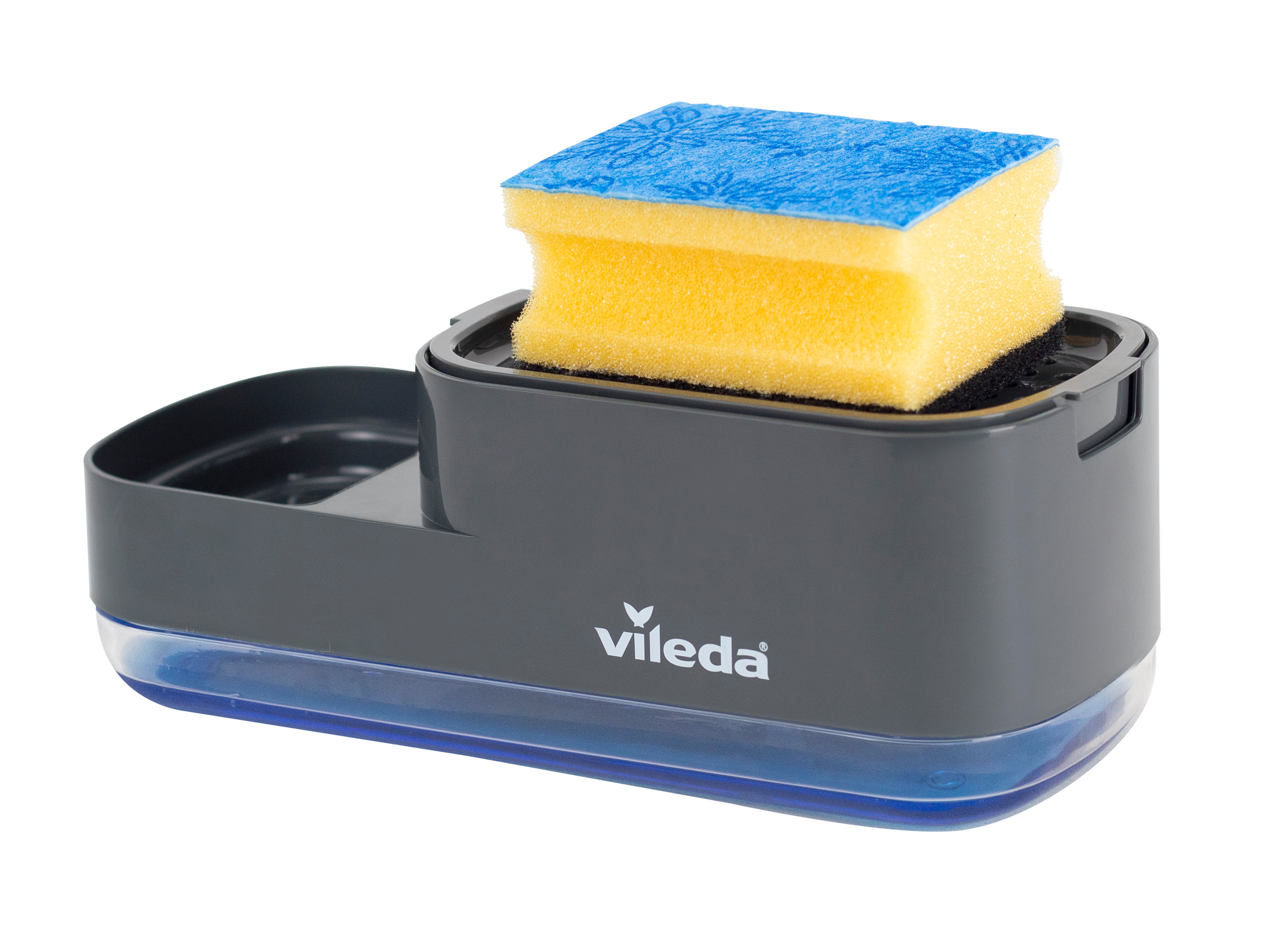VILEDA Afwasmiddeldispenser en sponsbakje