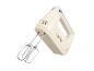 Crèmekleurige vintage handmixer.