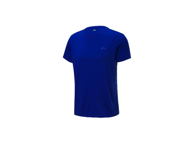 Orbit blauw t-shirt met korte mouwen.
