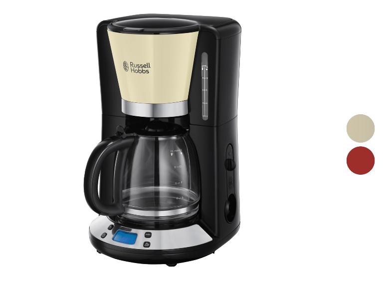 Zwart en crèmekleurige koffiezetapparaat van Russell Hobbs.