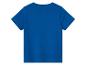Blauw kinder T-shirt, achterkant.