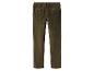 Bruine corduroy broek met achterzakken en knopen